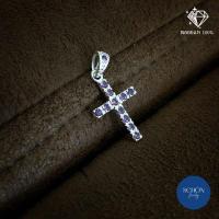 ราคา จี้เงินแท้925 ไม้กางเขน พระเยซู ฝั่งเพชร CZ งานมือ เงินแท้แข็งแรงครับ (14320321103)