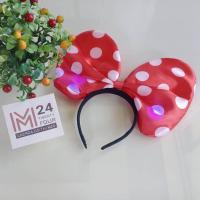 ราคา 1 อัน ที่คาดผมโบว์ยักษ์ มีไฟ ไฟกระพริบ ที่คาดผม โบว์ โบว์ยักษ์ มินนี่เม้าส์ ที่คาดผมมินนี่เม้าส์ ฮาโลวีน big bow minnie mouse headband m24 shop (1079552335)