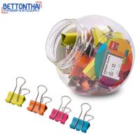 ราคา Deli 8558 Binder Clip คลิปหนีบกระดาษสีแฟนซี ขนาด 19mm แพค 25 ชิ้น คลิป คลิปหนีบกระดาษ คลิปหนีบเอกสาร school (639608604)