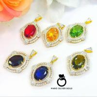 ราคา จี้ จี้พลอยล้อมเพชร A234 รุ่นอลังการตระการตา จี้ทับทิม จี้ทองไมครอน จี้ทองชุบ จี้สวยๆ จี้ใส่ออกงาน จี้อลังการ จี้ รายละเอียดสินค้า ตัวจี้เป็นงานทองเหลือง เคลือบทองแท้หน้า 5 ไมครอน ตัวกรอบประดับเพชร งา