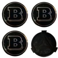 ราคา ฝาครอบดุมล้อ BRABUS บาบัสสีดำ 75mm ล้อเบนซ์ BENZs ฝาครอบดุมล้อ ครบเครื่องเรืองประดับ (19249765396)