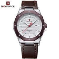 ราคา NAVIFORCE นาฬิกาผู้ชาย Naviforce นาวีฟอร์ซ นาฬิกาผู้ชายสายหนังของแท้มีวันที่ ประกันสินค้า1ปี มีของแถมสินค้าพร้อมกล่อง (20489290949)