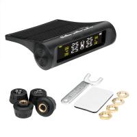 ราคา Car TPMS Sensor Tire Pressure Monitoring System With 4 Sensors Wireless Transmission USB Android Navigation Alarm System (11348057154)