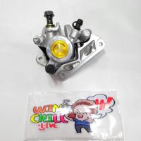 ราคา ปั๊มโลโก้ โลโก้46 50A ขา CNC WAVE125R WAVE125S WAVE100S UBOX สำหรับใส่โช้คเดิม สีเงินหมุดทอง (14436892949)