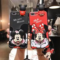 ราคา สำหรับVIVO Y55 Y65 Y66 Y67 V5 V5s V5 Lite Y71 Y81เคสโทรศัพท์น่ารักการ์ตูนมิกกี้เมาส์สีดำปก ผู้ถือยืนเชือกเส้นเล็กนุ่มเคสทีพียู (4363670716)