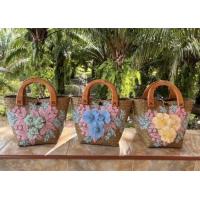 ราคา กระเป๋ากระจูดขนาด 6 8 นิ้วงานหูไม้ มุม ไม่มีซับ งานจริงสวยมาก (19533679165)