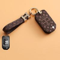 ราคา สำหรับ Honda All New City crv accord civic Keyless Remote Leather Car Key Cover (16583996508)