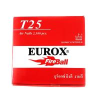 ราคา EUROX T25 ลูกแม็ก ยิงไม้ ลูกแม็ค ตะปูยิงลังไม้ โครงไม้พาเลต สำหรับปืนลม ขาเดี่ยว FST50 (1192630743)