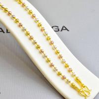 ราคา ใหม่ สร้อยคอสามกษัตรย์ลายเม็ดมะยม ขนาด 2 5 มม น้ำหนัก 2 สลึง ยาว 18 นิ้ว ตะขอปั้ม (17254113494)