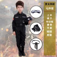 ราคา ชุดเครื่องแบบตำรวจเด็กหน่วยรบพิเศษสำหรับการแสดงชุดนายอำเภอชุดอุปกรณ์ทหารครบชุดสำหรับฤดูร้อนแขนสั้นสำหรับเด็กชายและเด็กหญิง (20034517179)