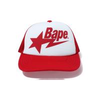 ราคา NicefeetTH BAPE Sta Mesh Cap SS23 RED (18037436121)