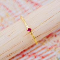 ราคา พร้อมส่ง แหวนพลอยแท้ แหวนพลอยสีทับทิม ทองคำแท้9K ทอง37 5 9KAR47 (19051000999)