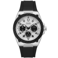 ราคา Guess าว่าแท้100 แฟชั่นหน้าปัดใหญ่ดีไซน์สามตานาฬิกาแบรนด์เนมเทปผู้ชายW1049G6 W1049G2 W1049G3 W1049G5 45MM (20070934897)