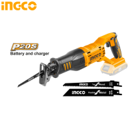 ราคา INGCO เลื่อยชักใบไร้สาย 20V รุ่น CRSLI1151 มาพร้อมใบเลื่อย 2 ใบ (19522752136)