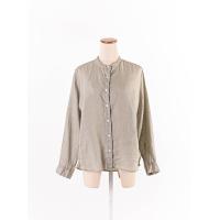 ราคา Muji เสื้อคอจีนแขนยาว กระดุมหน้า ป้ายแบรนด์ระบุไซส์ S Preloved (20613793525)