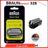 ราคา Braun 32B Color Black Shaver and Blade Hammer Shaver Braun Series 3 320 330 340 380 390 3090CC 350CC 320S 330S เทปคาสเซ็ต (13721116872)