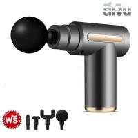 ราคา เครื่องนวดมือถือ เครื่องนวดไฟฟ้า Massage Gun ปืนนวดไฟฟ้า ปืนนวด 4 หัว เครื่องนวด ปืนนวดกล้ามเนื้อ ปืนนวดฝ่าเท้า แบบพกพาพกพา ชาร์จtype c (19551832014)