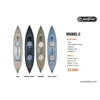 ราคา เรือ เรือคายัค FEELFREE KAYAK KRUMEL เรือพาย 1 2 ที่นั่ง แถมฟรีไม้พาย มูลค่า 1200 บาท (20017161558)
