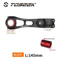 ราคา TOSEEK COD อลูมิเนียมจักรยาน Handlebars Stem Bikes อะไหล่ขี่จักรยานปรับ 85 ถึง 85 องศา Handlebar Calibre 25 4 31 8 มม Stem แผนที่จักรยาน Mtb stem 90 110 145 มม สีดำ Matte mtb อุปกรณ์เสริม (13672269983