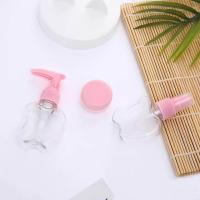 ราคา ชุดแบ่งเครื่องสำอางค์ เซ็ต 3 ชิ้น สำหรับเดินทาง ขวดแบ่งเครื่องสำอางค์ ขวดสเปรย์ ขวดปั้ม ตลับ ขวดแบ่งครีม (16618794211)