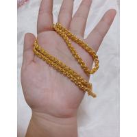 ราคา สร้อยคอทองลายห่วงคู่3บาท ไม่ลอกดำ ยาว24สวมคอได้ (16922511891)