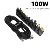 ราคา 100W ประเภท C Adapter แจ็คขั้วต่อ USB Type C Universal Fast Charging สายเคเบิลสำหรับ Lenovo asus Hp Acer Laptop (21171082442)