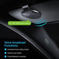 ราคา Wireless Vehicle Car Bluetooth V5 0 Speakers Handsfree Car Kit Hands free Bluetooth Speakerphone Sun Visor Car Accessories (10422523783)