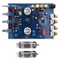 ราคา NE5532 DC12V2A Bluetooth 4 2 HIFI Preamp 6J5 Home Audio Tube Amplifier Fever Bile Preamp Tone Board 470UF 25V (13775264401)