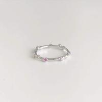 ราคา Winterwinter Jewelry Silver925 เครื่องประดับเงินแท้ เงินแท้925 แหวนเงินแท้ รอบวงประดับด้วยเพชร cz หลากสี (5556204743)