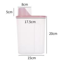 ราคา กระบอกอาหาร กล่องใส่อาหารแมว ที่ใส่ข้าวสาร กล่องเก็บของแบบปิดผนึก ใช้ถนอมอาหาร สำหรับถนอมอาหาร ข้าว ธัญพืช ซีเรียล พร้อมถ้วยตวง (14624355496)