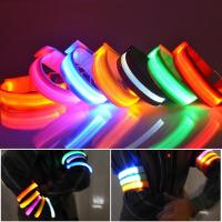 ราคา มีสต็อก C O D 1ชิ้นสะท้อนแสงสำหรับวิ่งกลางแจ้งLED Night Run Lightสร้อยข้อมือสะท้อนความปลอดภัยไฟเตือนArmbandเข็มขัดเรืองแสงAcquire (5434152960)