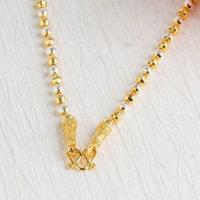 ราคา สร้อยคอทองสองกษัตริย์ ชุบ24k งานสวยเหมือนทองจากเยาวราช ยาว24นิ้ว พร้อมส่ง (16453496853)