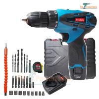 ราคา MOLITA สว่านไร้สาย สว่าน 28V 2 ระบบ 32PC พร้อมชุดอุปกรณ์ แบต 1 ก้อน ฟรีแถมอุปกรณ์32ชิ้น (4401994462)