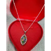 ราคา สร้อยคอเงินแท้ พร้อมจี้นพเก้าเสริมทรัพย์ รับประกันเงินแท้ (12728339505)