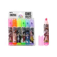 ราคา ของแท้ ปากกาไฮไลท์ 6 สี ลาย One Piece ลิขสิทธิ์แท้ M G (16619443305)