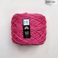 ราคา ไหมพรม 4Ply ไหมพรมเบบี้ซอฟท์ เบบี้ซิลค์ ไหมพรมสำหรับเด็ก 4Ply 100G I ไหมพรมฟ้ามุ่ย Fahmui Yarn (19649135926)