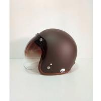 ราคา AVEX หมวกกันน็อควินเทจ รุ่นLB สีนำ้ตาลด้าน พร้อมแว่นbubble สีทูโทน (18971363600)