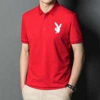 ราคา ORNGMALL เสื้อโปโลพิมพ์ลายสำหรับผู้ชายเสื้อยืดแนวสปอร์ตใส่สบายเสื้อโปโลแขนสั้นใส่ได้ทั้งผู้ชายและผู้หญิงปี M 4XL Rogue กระต่าย (14163915684)