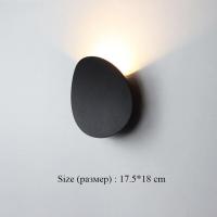 ราคา ไม่มี Stroboself โคมไฟผนังกันน้ำสไตล์มินิมอลโคมไฟติดผนังกลางแจ้งหลอดไฟตกแต่งบันไดทางเดินสีดำสีขาวไฟอ่านหนังสือ Led สำหรับข้างเตียง (13976871647)