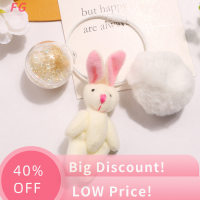 ราคา Lowest price FG พวงกุญแจตุ๊กตายัดนุ่นรูปกระต่ายก้อนเมฆน่ารักๆพวงกุญแจตุ๊กตานุ่มนิ่มสำหรับตกแต่งลูกบอลทรายไหลสุดสร้างสรรค์จี้ของขวัญ (20455703876)