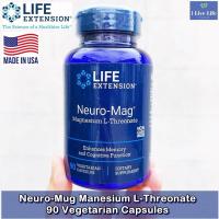 ราคา แมกนีเซียม สูตร Neuro Mag ดูดซึมได้ดีเยี่ยม Neuro Mag Magnesium L Threonate 90 Vegetarian Capsules Life Extension (6224862516)