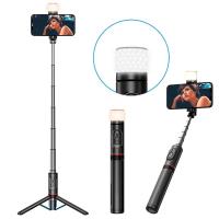 ราคา Selfie Stick ขาตั้งกล้อง360 หมุนได้เติมเสริมมั่นคงขาตั้งกล้อง Extendable อลูมิเนียมแบบพกพา Selfie Stick (21171121516)