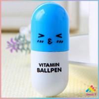 ราคา ปากกาแคปซูล ปากกาลูกลื่น ปากกาแฟชั่น capsule ballpen มีสินค้าพร้อมส่ง Sweet T (13596425498)