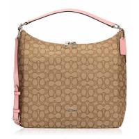 ราคา กระเป๋าสะพาย Coach แท้ ผ้าลาย Signature สายหนัง ใบใหญ่ มีสายยาว COACH 58327 CELESTE CONVERTIBLE HOBO IN OUTLINE SIGNATURE (1365194143)