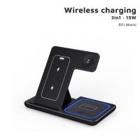 ราคา iMI แท่นชาร์จไร้สาย 3 in 1 แท่นชาร์จหูฟังไร้สาย Wireless Charging 15W Fast Charge ที่ชาร์จตั้งโต๊ะ เครื่องชาร์จไร้สาย (21205305090)