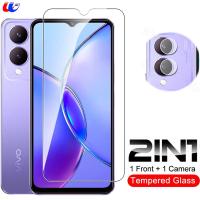 ราคา ตัวป้องกันเลนส์กล้องสำหรับ Vivo Y17S ปกป้องหน้าจอกระจกนิรภัยติดกาวทั่วทั้งแผ่น Vivo Y17S Y17 S แก้วสำหรับ Vivo กระจก Y17S ขนาด6 56นิ้ว (20660533782)