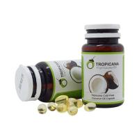 ราคา Tropicana ทรอปิคานา น้ำมันมะพร้าวบริสุทธิ์สกัดเย็นออร์แกนิก ชนิดแคปซูล 60 แคปซูล กระปุกTropicana Organic Virgin Coconut oil cold pressed capsule type 60 tablets (18251174717)
