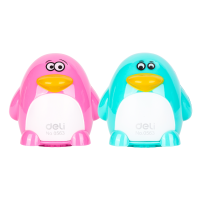 ราคา Deli 0563 Penguin 2 hole Sharpener กบเหลาดินสอแพนกวิน แบบ 2 รู คละสี เครื่องเหลาดินสอ ที่เหลาดินสอ กบ กบเหลา (619844295)