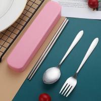 ราคา ช้อนส้อมพกพา ช้อนส้อม กล่องใส่ช้อน ชุดช้อนส้อม ชุดช้อนแบบพกพา ชุดช้อนส้อมสแตนเลส กล่องช้อนส้อม (10481015369)