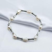 ราคา เครื่องประดับไข่มุกบาร็อคสีสร้อยข้อมือไข่มุกธรรมชาติสีขาวแบบไม่สม่ำเสมอสร้อยข้อมือสำหรับผู้หญิงที่ปรับได้เงินทอง (19917700429)